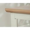 Worksense By Sauder Bergen Circle 72x30 Table Desk Ka , Melamine top surface is heat, stain, and scratch resistant 426298